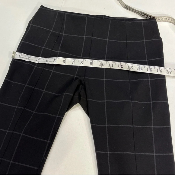 Ellen Tracy Black & white large Plaid pattern skinny pants size small - Picture 5 of 8